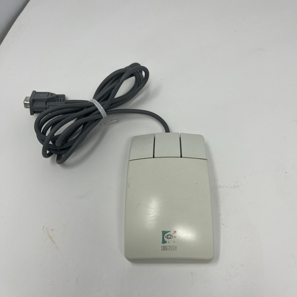 Logitech M-MD15L Ball Type Corded‎ Computer Mouse w/ Serial Connector 3-Button